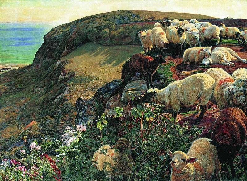William Holman Hunt Unsere englische Kuste oil painting image